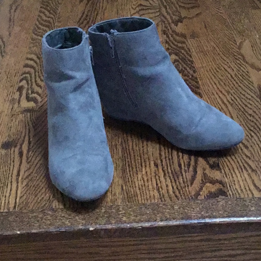Express Grey Booties